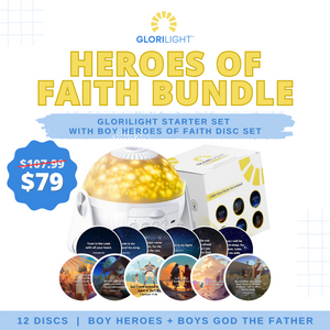 GloriLight Boy's Bundle | Starter Kit + Heroes Of The Faith Boys Disc Set