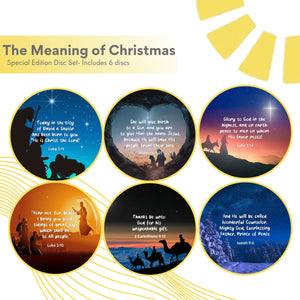 CYBER OFFER: GloriLight Christmas Bundle | Starter Kit + Christmas Disc Set (6 Month Supply Of Bible Verses)