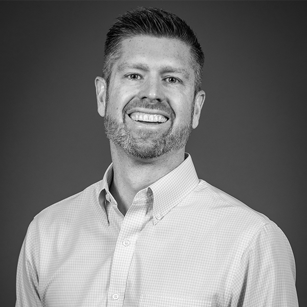 Black and white headshot photo of Matt Stamper 